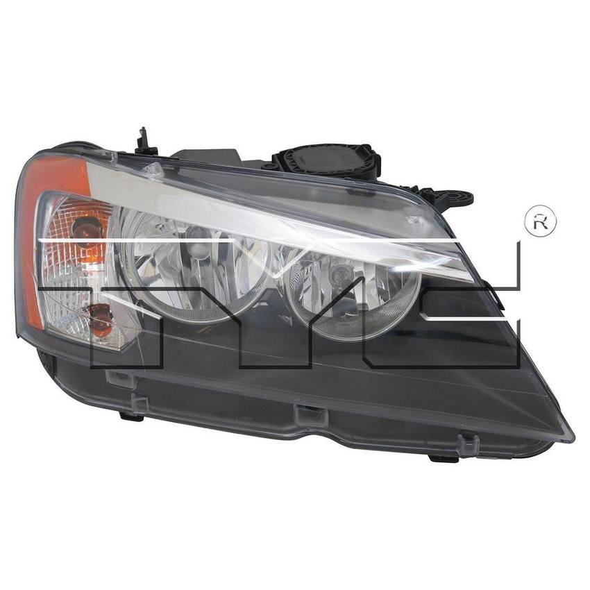 BMW Headlight Assembly - Passenger Side (Halogen) (NSF) 63117222026 - TYC 209583001